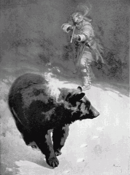 hunter and bear