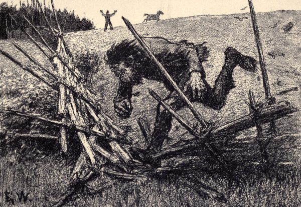 Old Nick set off at a terrible speed