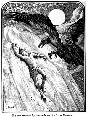 The Boy Attacked by the Eagle on the Glass Mountain