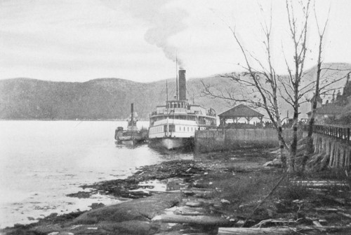 The Tadousac landing at the mouth of the Saguenay