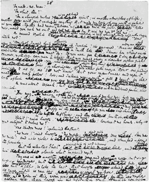 Original manuscript of Page 28.