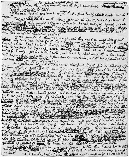 Original manuscript of Page 36.