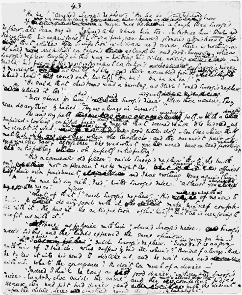 Original manuscript of Page 43.