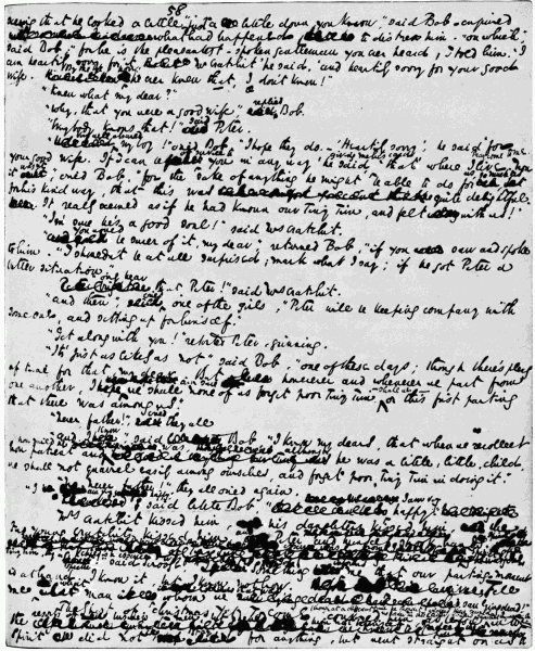 Original manuscript of Page 58.