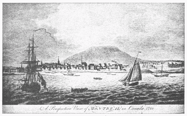 A Perspective View of MONTREAL in Canada, 1760