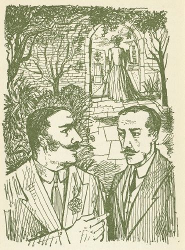 'I wish,' said Lord Gratton, 'that we could get our
carnations to look like yours.'