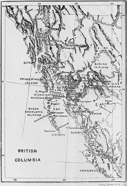 Seeley, Service & CO. Ld. Map of British Columbia.