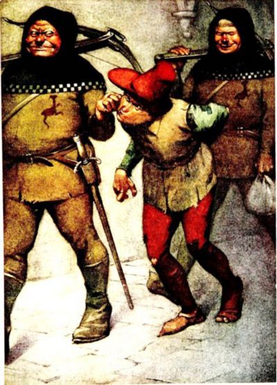 They said he was a thief, and took him to the Judge.