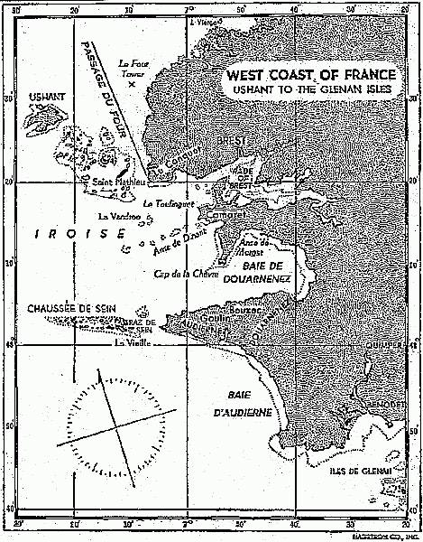 WEST COAST OF FRANCE USHANT TO THE GLENAN ISLES