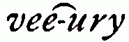 vee-ury