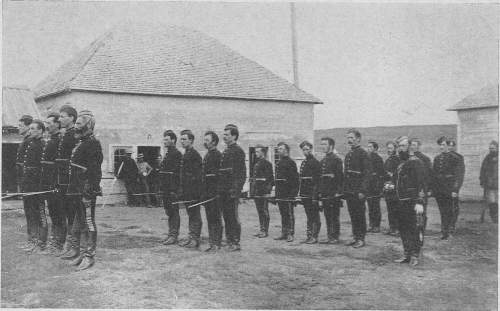 CAPTAIN DICKENS AND THE FORT PITT DETACHMENT, NORTH WEST MOUNTED POLICE.