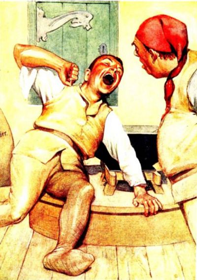 They said he was a thief, and took him to the Judge.