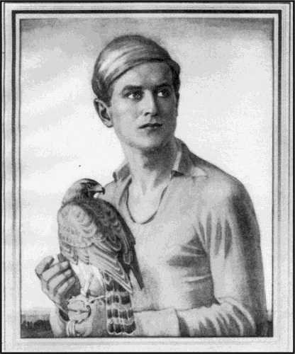 J. N. S. B. and his Goshawk Jezebel