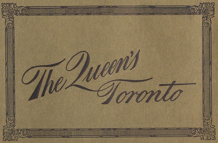 Cover "The Queen's" Toronto