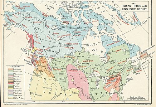 INDIAN TRIBES AND LINGUISTIC GROUPS