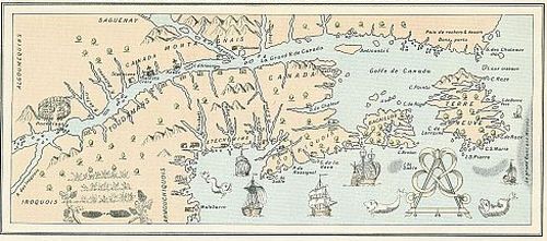 LESCARBOT'S MAP 1609