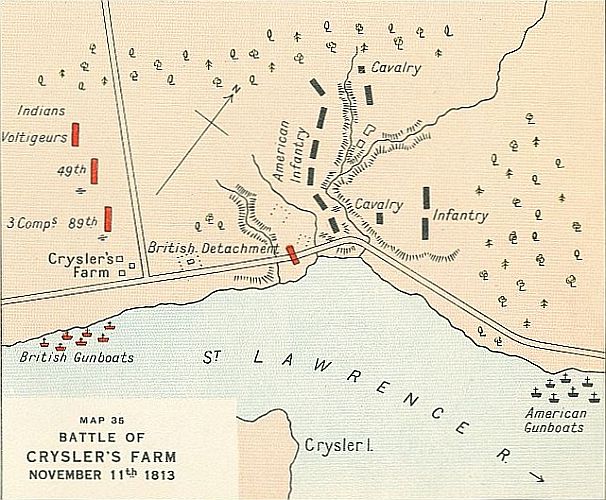 BATTLE OF CRYSLER'S FARM NOVEMBER 11th 1813