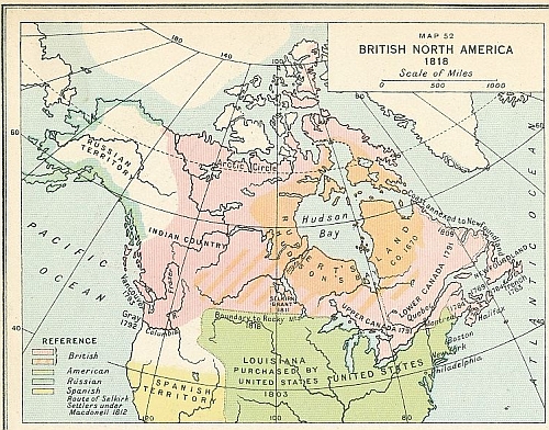 BRITISH NORTH AMERICA 1818