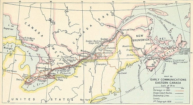 EARLY COMMUNICATIONS EASTERN CANADA