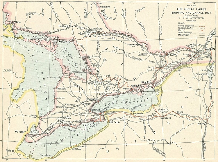 THE GREAT LAKES SHIPPING AND CANALS 1927