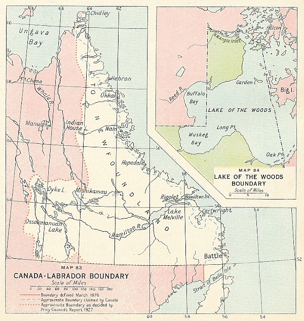 CANADA-LABRADOR BOUNDARY