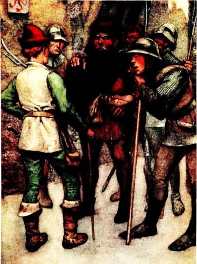 They said he was a thief, and took him to the Judge.