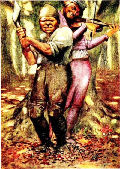 "So he stood before the musician with his great axe."