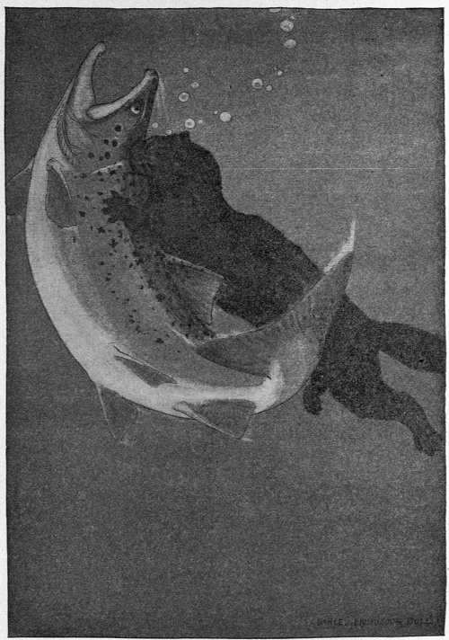 “VANQUISHED IN THEIR OWN ELEMENT BY THE MINK.”