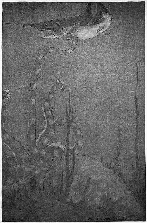 “UP DARTED A LIVID TENTACLE, AND FIXED UPON IT.”