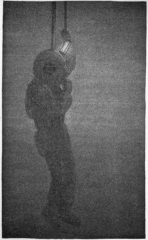 “A SINGULAR FIGURE, DESCENDING SLOWLY THROUGH THE GLIMMERING GREEN.”