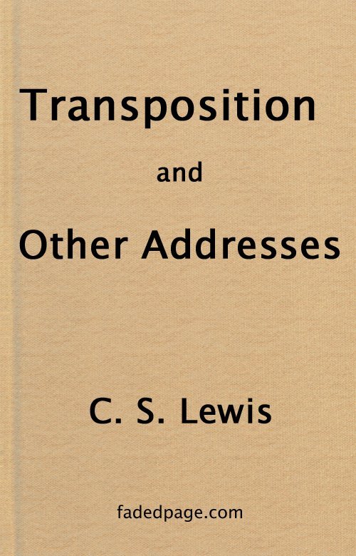 TRANSPOSITION AND OTHER ADDRESSES