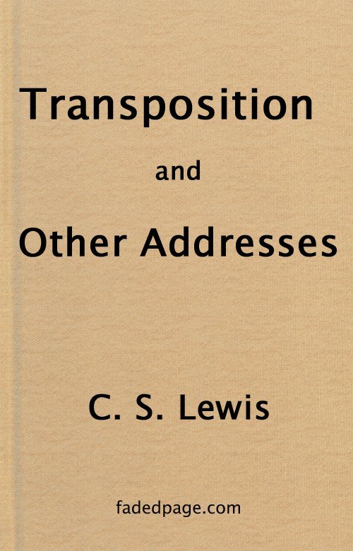 Transposition and Other Addresses, by C photo picture