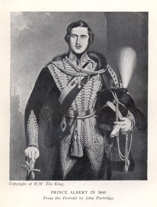 PRINCE ALBERT IN 1840.  From the Portrait by John Partridge.