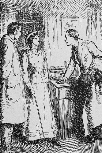 “Go on,” she said coolly, “I am curious to hear the
rest.”