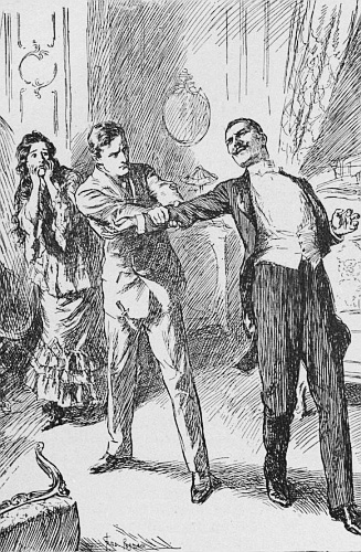 The bone snapped, and the knife fell from the nerveless
fingers.