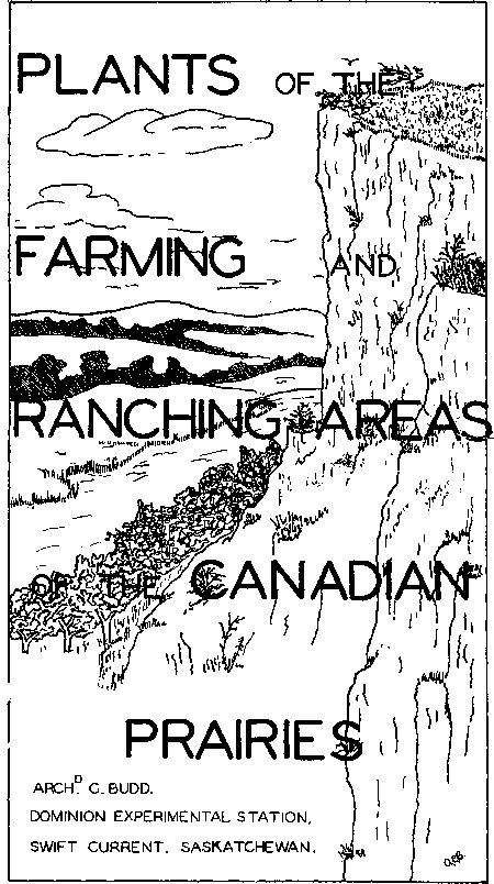 A Key to Plants of the Farming and Ranching Areas of the Canadian Prairies