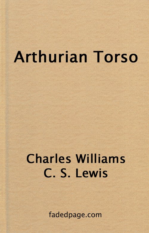 Arthurian Torso, by Charles Williams and C hq image