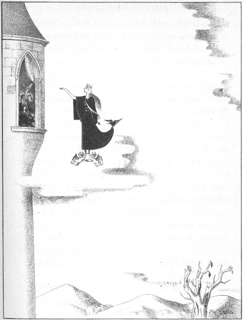 Princess and castle turret.