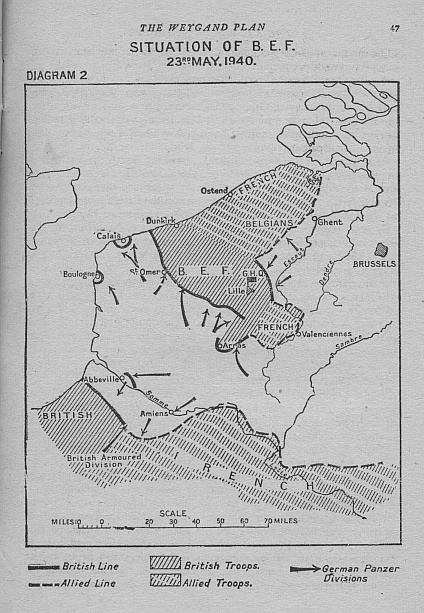 SITUATION OF B. E. F. 23rd MAY, 1940. DIAGRAM 2