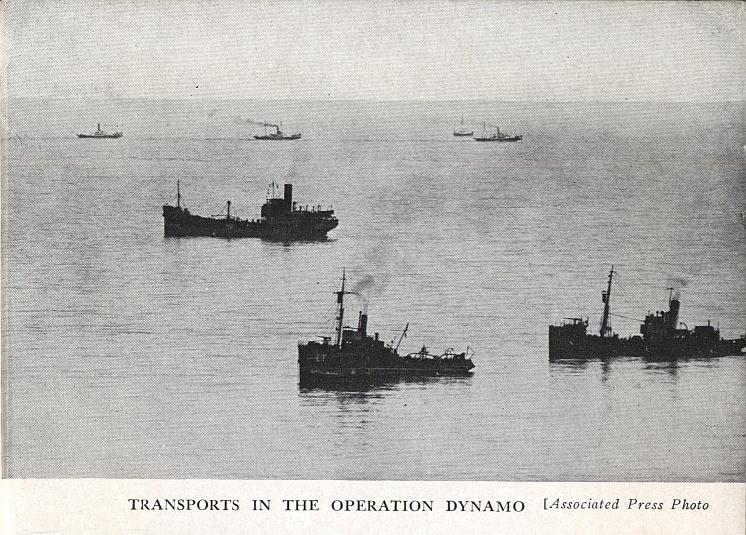 TRANSPORTS IN THE OPERATION DYNAMO [Associated Press Photo