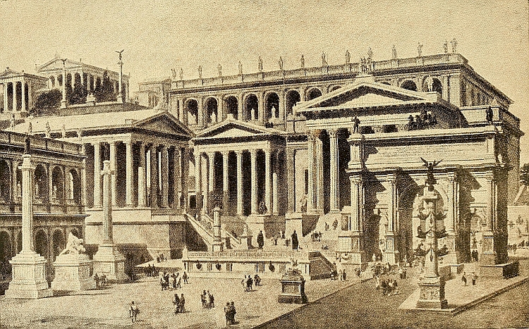 THE FORUM AT ROME.