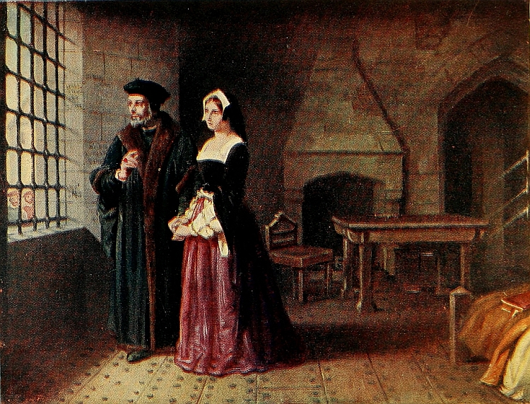 Sir Thomas More visited by his Daughter in Prison