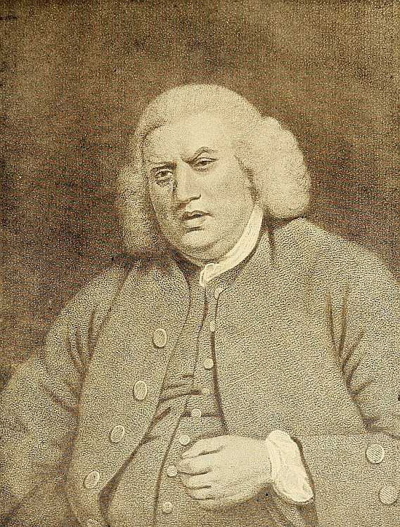 DR. SAMUEL JOHNSON.
