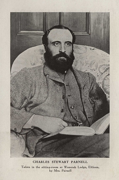 CHARLES STEWART PARNELL Taken in the sitting-room at Wonersh Lodge, Eltham by Mrs. Parnell