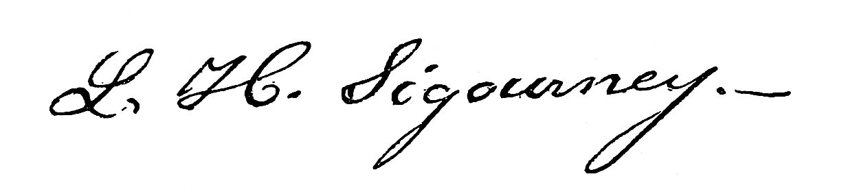 Signature of L. H. Sigourney