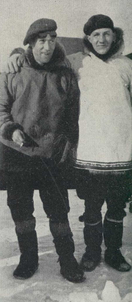 Two men in winter clothing