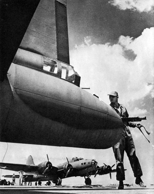 crew chief readies Flying Fortress
