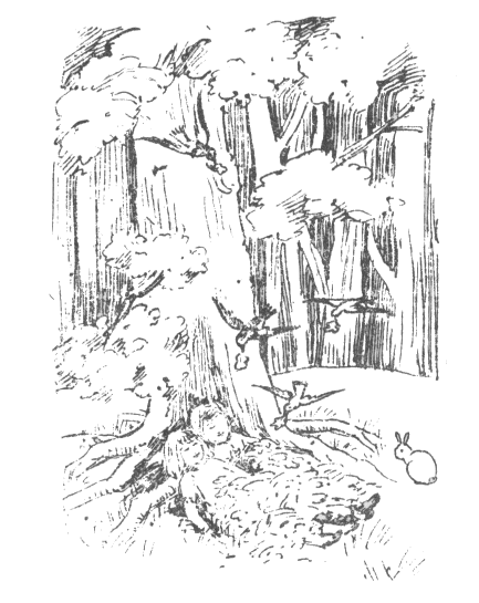 cover them with leaves