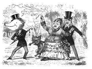 man and wife meet a bore