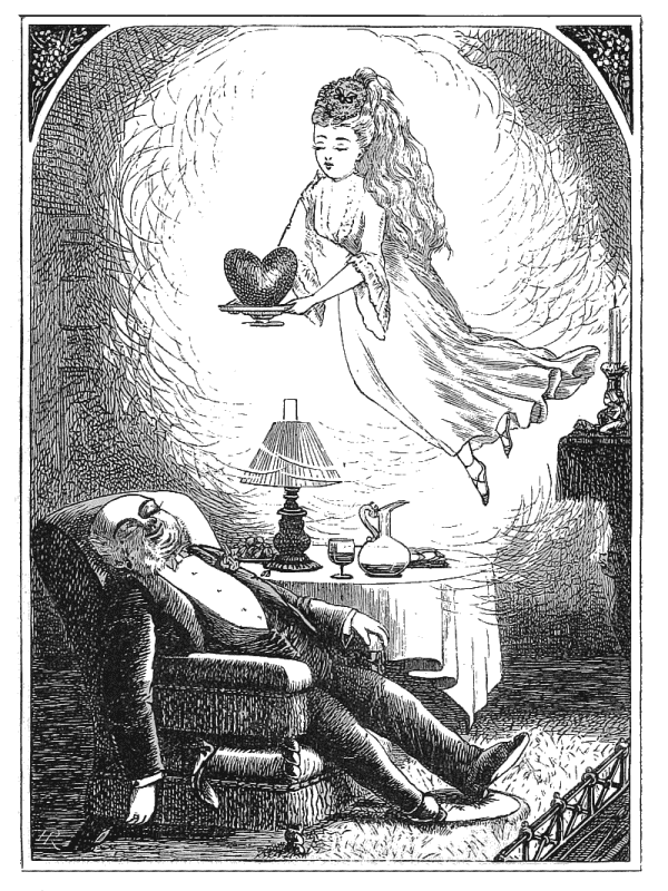 angel over a sleeping man